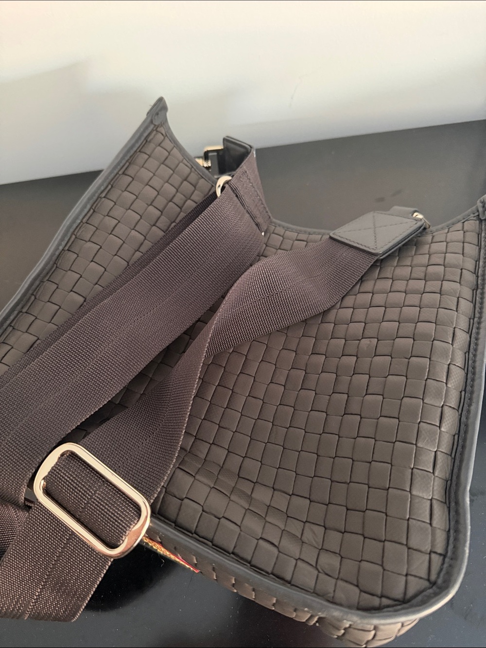 MZ WALLACE WOVEN BOX CROSSBODY BAG New without tags - Picture 5 of 5